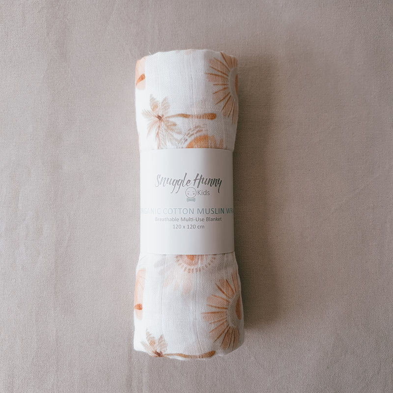 Snuggle Hunny Organic Cotton Muslin Wrap - Paradise