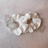 Hippy Rose Scrunchie - White